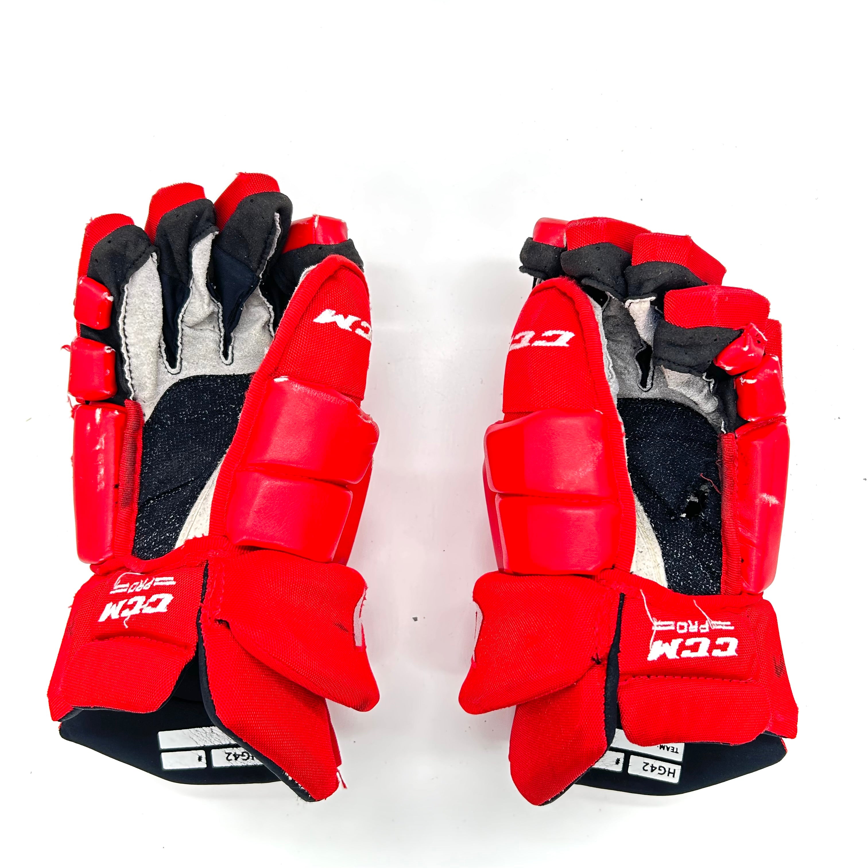 CCM HG42 - Gant Pro Stock d'occasion (rouge)